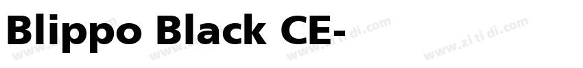Blippo Black CE字体转换